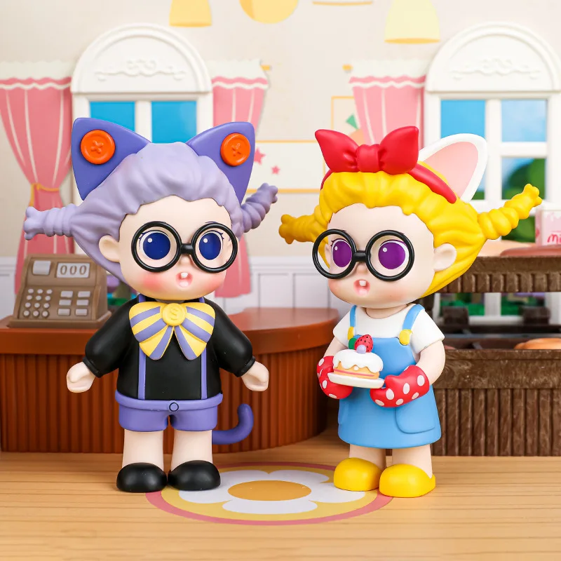 

Sanrio Anime Figure Merlotte Cullomi Laurel Dog Doll Fashion Play Model Suvi Hand-do Hello Kitty Birthday Gifts Toys Boys Girls