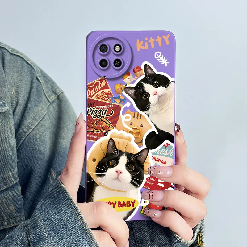 For Itel S23 Phone Case S665L Cover Soft Silicone Sweet Painted Shell Cartoon Funda Lovely Printed Protective Casing Coque