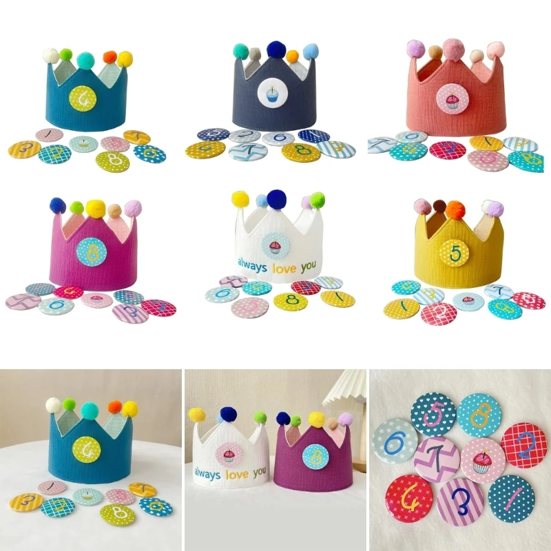 

HUYU Lovely Birthday Hat Baby Birthday Photo Props Birthday Party Decorations