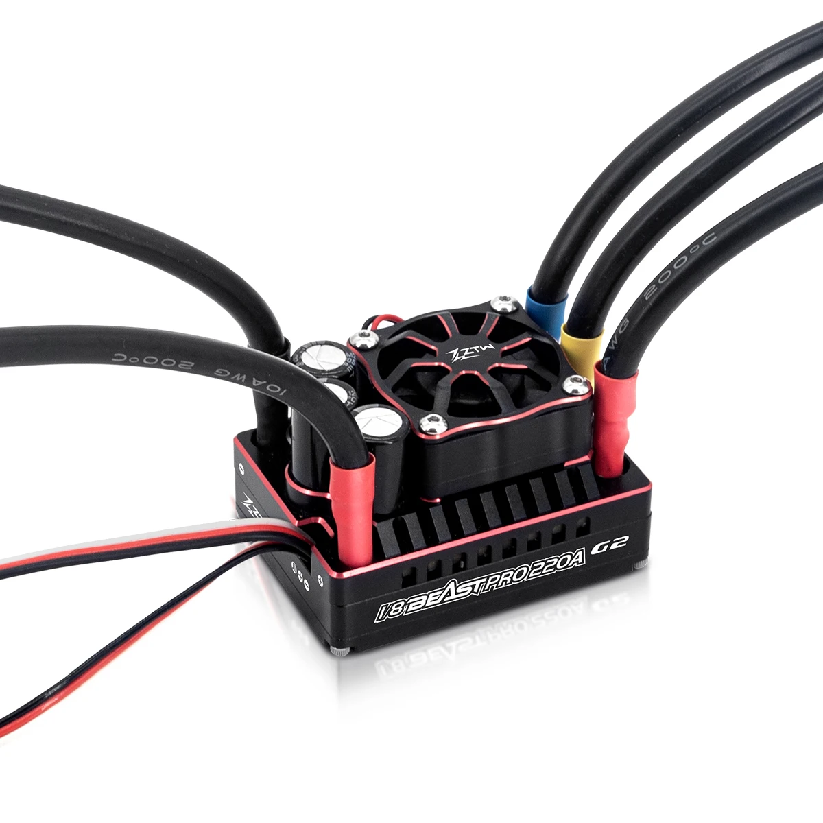 

ZTW Beast PRO 220A G2 ESC adjustable 6.0V/7.4V 6A BEC Brushless Speed Controller For 1/8 RC Racing Car Truck Off-road