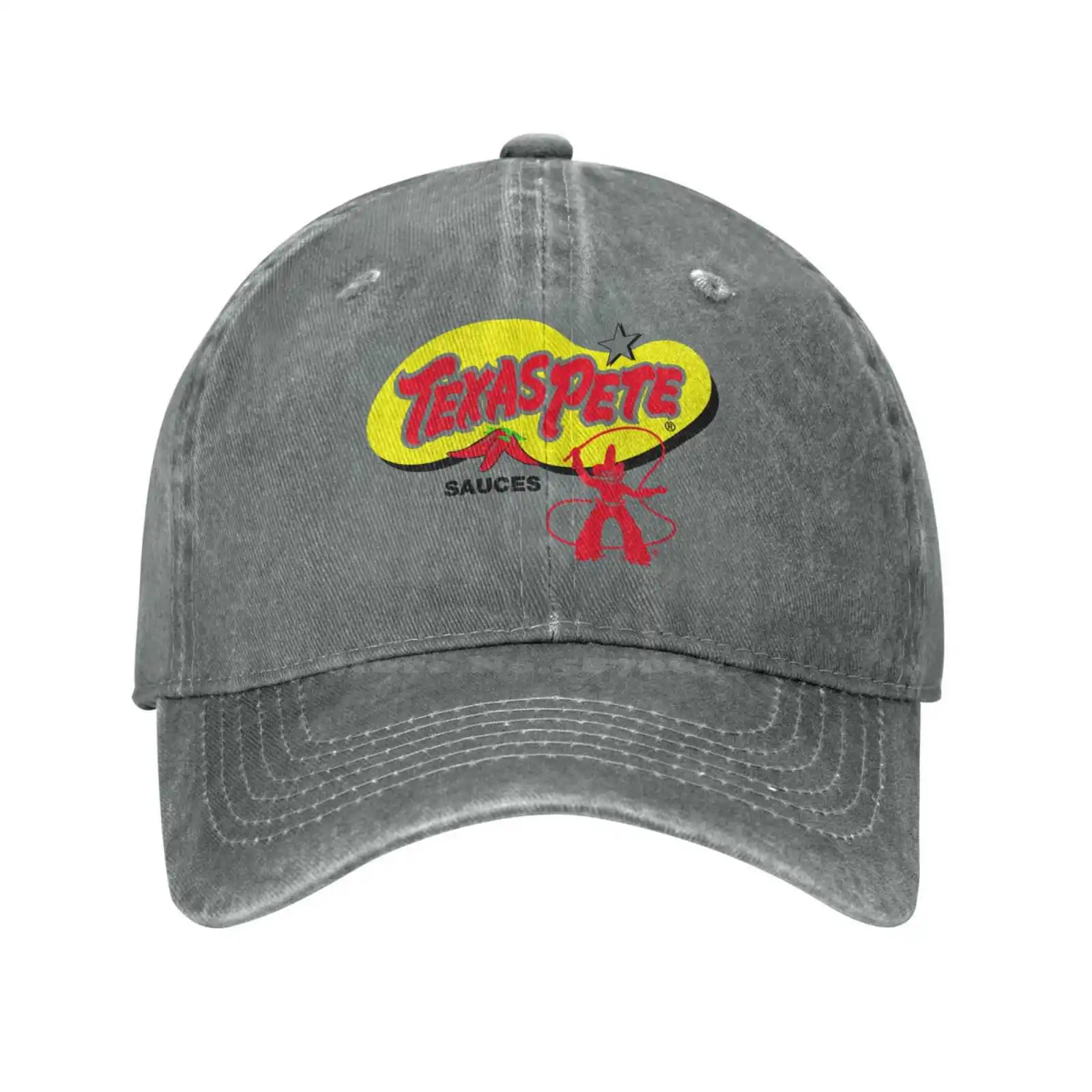 

Texas Pete Logo Print Graphic Casual Denim cap Knitted hat Baseball cap