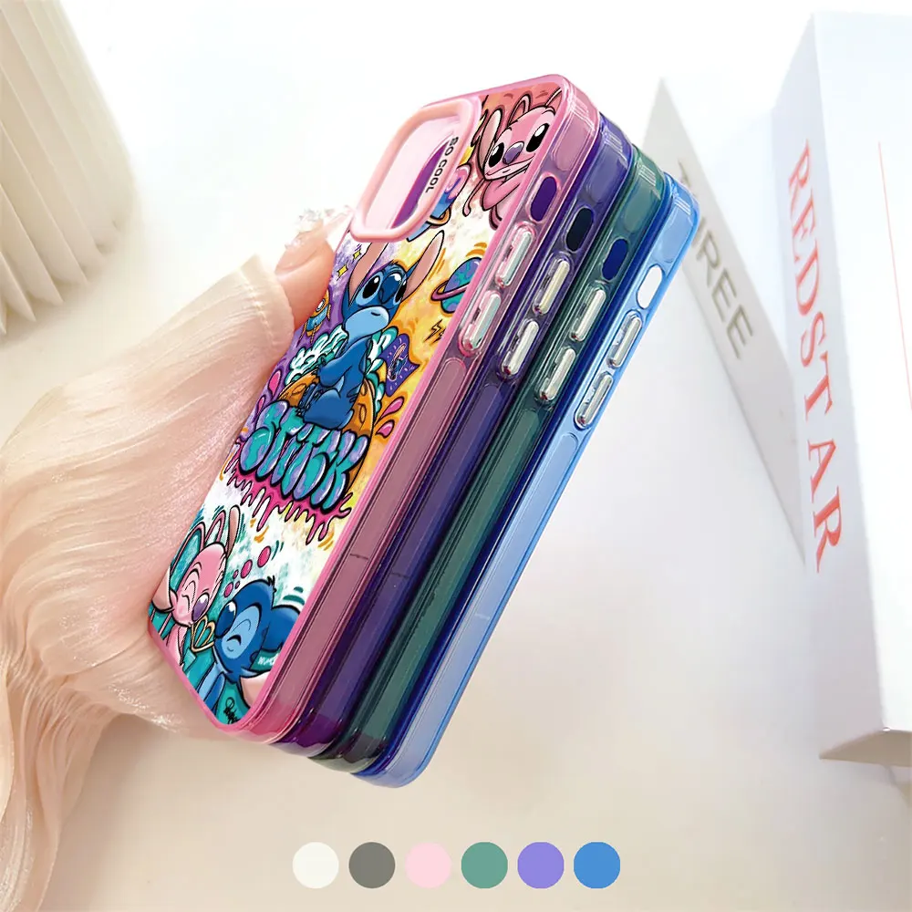 Disney Lilo Stitch Anime PHONE CASE FOR VIVO Y100 Y93 Y91 Y81 Y78 M TI Y77T Y56 Y51 Y50 Y36Y35 Y33Y Y33S Y32 Y22 S PLUS 5G