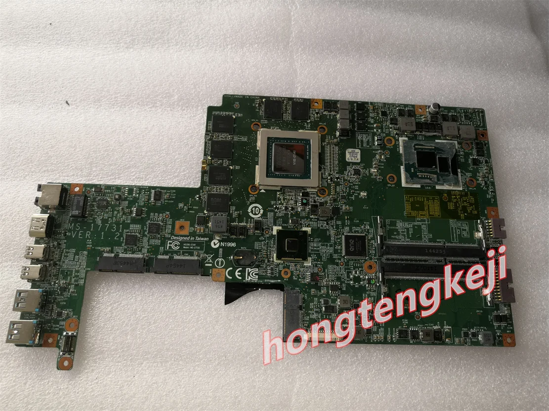 

Used for For MSI MS-1773 MS-17731 GS70 Laptop Motherboard i7-5700HQ SR1Q8 GTX965M