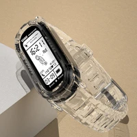 bracelet for xiaomi mi band 6 5 transparent glacier watchband smartwatch breathable wrist belt silicone correa mi band 4 3 strap