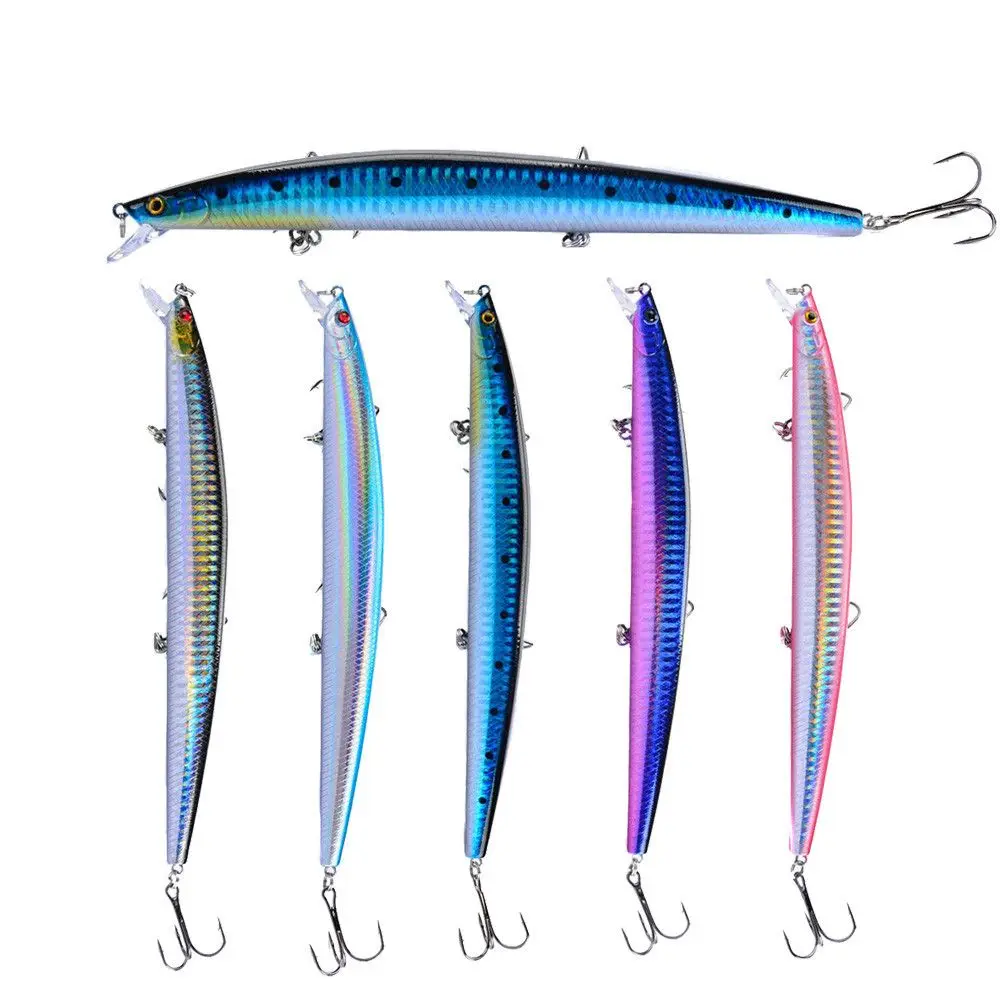 

18cm/24g Lifelike Minnow Lure Bass Fishing Lures Artificial Hard Bait with Bass Hook Swimbait Outdoor Fishing Tackle Accessories