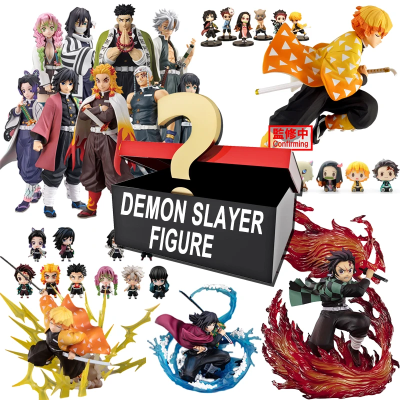 

Demon Slayer Kimetsu no Yaiba Mystery Box Figure Blind Box Anime Best Gift for Animer Nezuko Zenitsu Figure Lucky Box