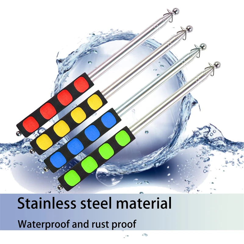 Флагшток телескопический со шнурком обучающий указатель-палка флагшток из