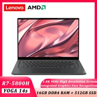 new lenovo yoga 14s amd ryzen 14 inch full screen ultraslim laptop r7 5800h 16g512g ssd 2 8k 90hz high refresh rate screen