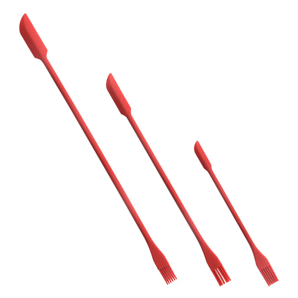 

3Pcs Durable Practical Portable Double Ended Scrapers for Home Cake Shop Kitchen