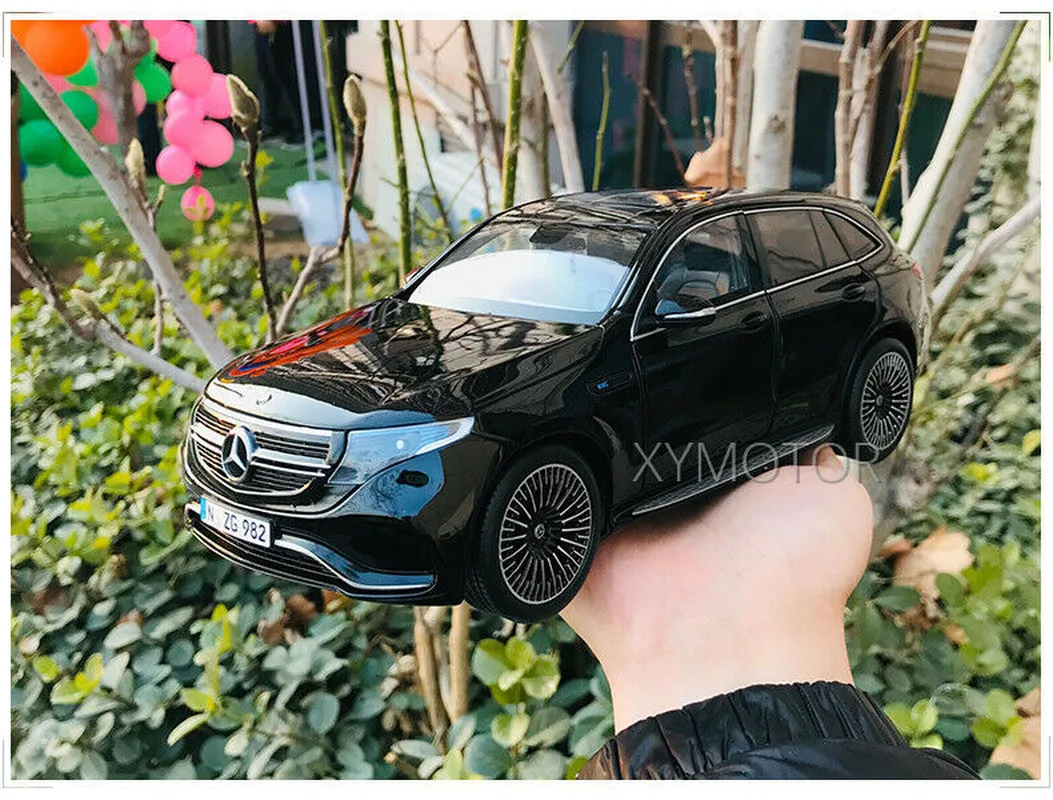 

1/18 For Benz EQC 400 SYV Electric Diecast Car Model Toys Boys Girls Gifts Collection Ornament Display Black Metal Plastic