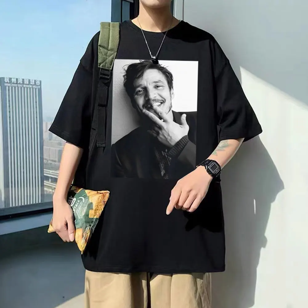 

Pedro Pascal Graphic Tee Shirt Classic Movie TV Actor Tshirt Men Women Casual Harajuku T-shirts Male Hip Hop Vintage Streetwear