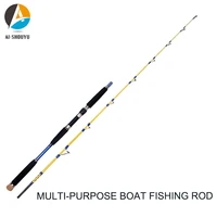 ai shouyu boat fishing rod inshore ocean rod xh 1 6m1 7m1 9m carbon jigging trolling two section castingspinning fishing pole