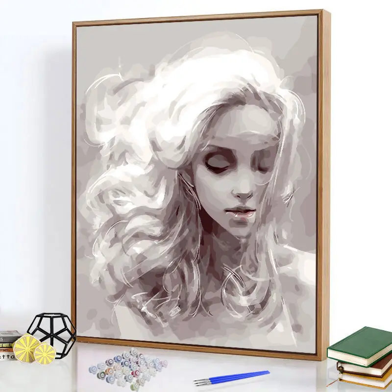 

Цифровая картина маслом «сделай сам» 3843Ann-Tulip, картина маслом, картина акриловыми цветами, взрывобезопасная пейзажная картина ручной работы