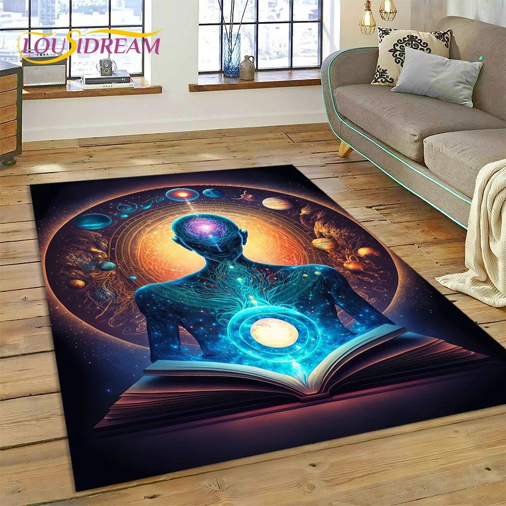 

LOUSIDREAM 3D Йога Дзен Натурализа Медитация Радуга 7 Коврик