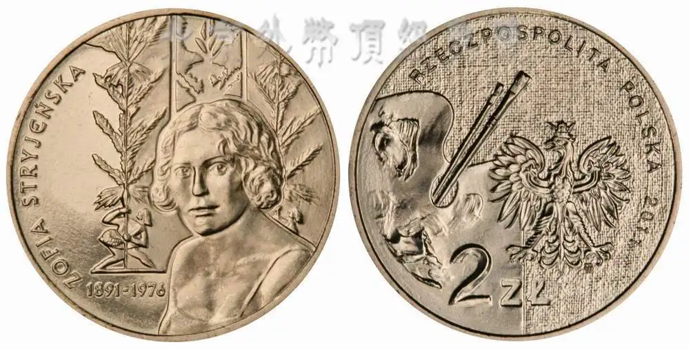 

Польша 2011 художник стейенска 120 День рождения 2 Zlotti памятная монета