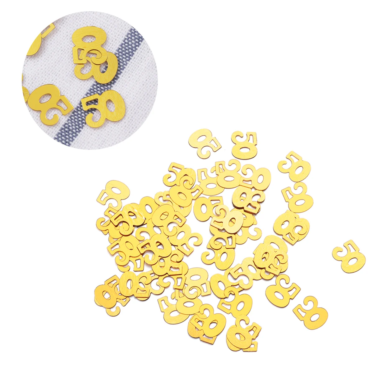 

Конфетти Для 50-го дня рождения, 1200 шт.