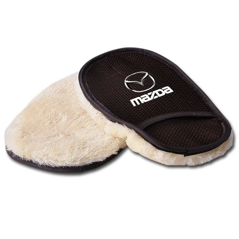 

Губка для чистки автомобиля из микрофибры, перчатки, инструменты для автоматической чистки, аксессуары для Mazda 3 5 6 323 626 CX-3 CX-4 CX-5 CX-7 CX-9 Axela MX3