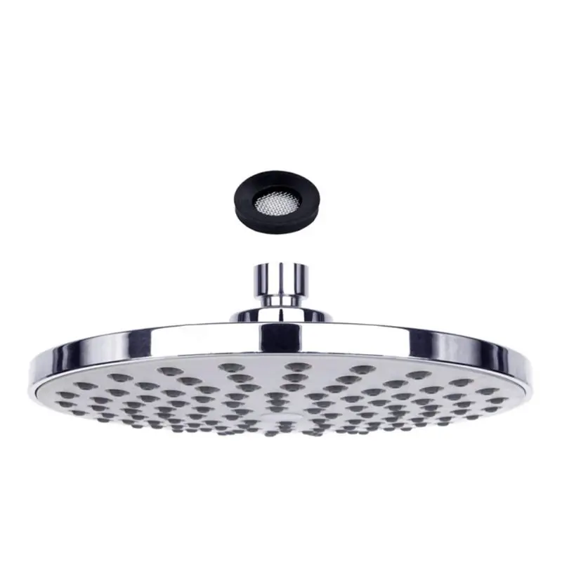 

Фиксированная насадка для душа, Круглый дождевой Душ высокого давления для верхней головки, спрей для спа, душа, водосберегающий, аксессуар...