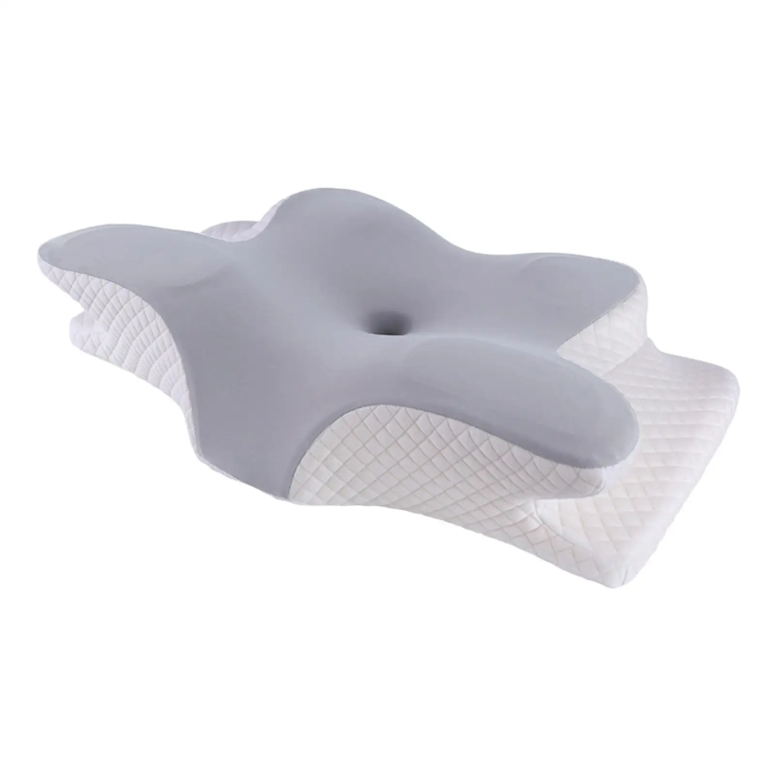 

Neck Pillow Removable Washable Pillow Cover Butterfly Shape Prime Hollow Design Bed Pillow for Side Back All Sleeping Positions
