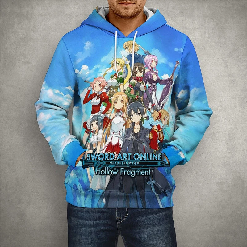 

Толстовки с капюшоном в виде игры «меч» для мужчин и женщин, повседневные толстовки с 3D-принтом, уличная одежда, крутой пуловер с длинным рукавом, пальто, одежда