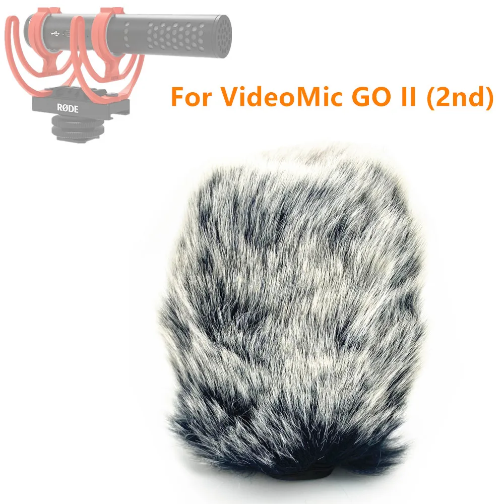 

Microphone Windscreen Outdoor Cover Windshield Muff Wind Shield Deadcat for Rode VideoMic GO II GOII 2nd