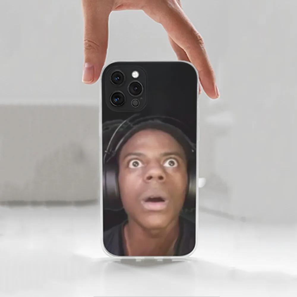 Funny I-IShowSpeed Youtuber Case For iPhone 16 15 14 13 12 11 Plus Pro Max XR XS X 7 8 SE Mini Transparent Silicone