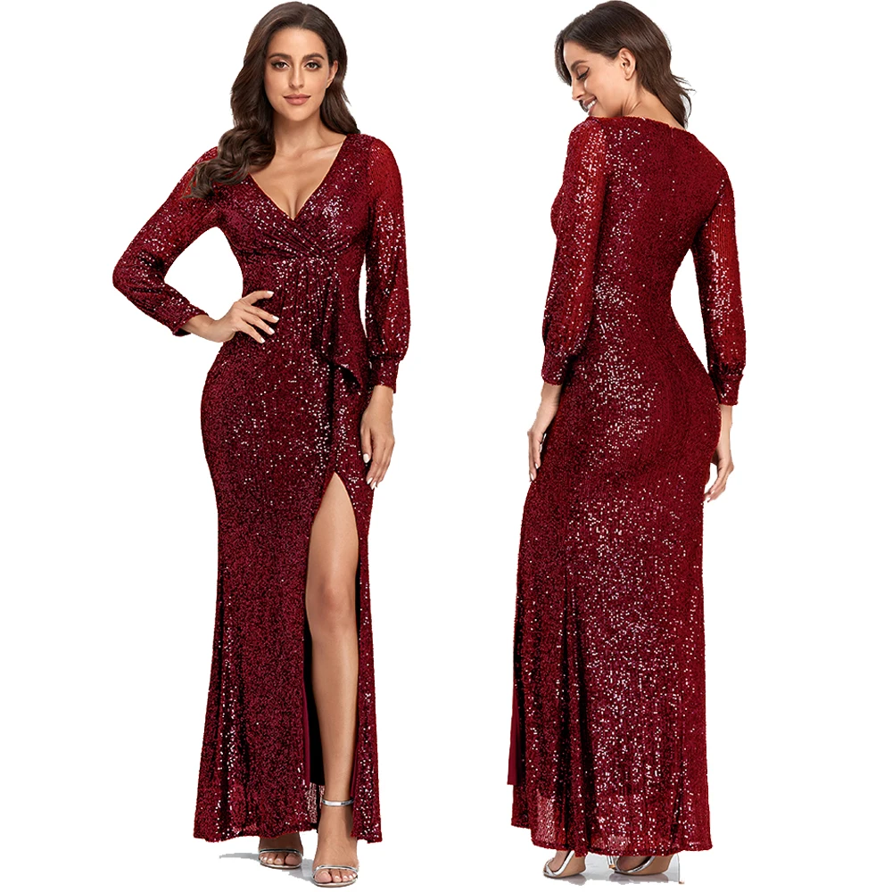 Распродажа бренда распродажа Лучшая цена платья вечернее платье женское длинное