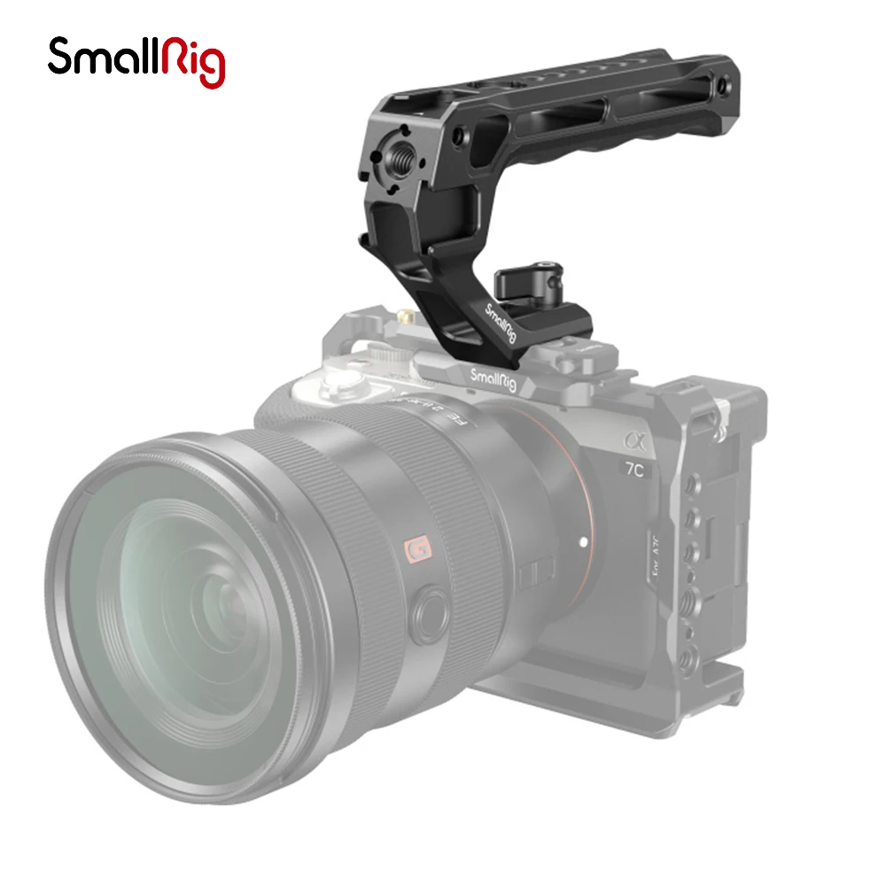Верхняя ручка SmallRig NATO для камеры Sony Canon Nikon с холодным башмаком микрофона