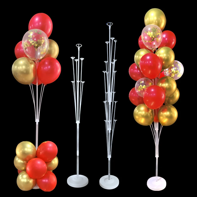 

Balloons Stand Balloon Support Column Red Gold Confetti Ballons Holder Wedding Birthday Party Decoration Kids Baby Shower Balons