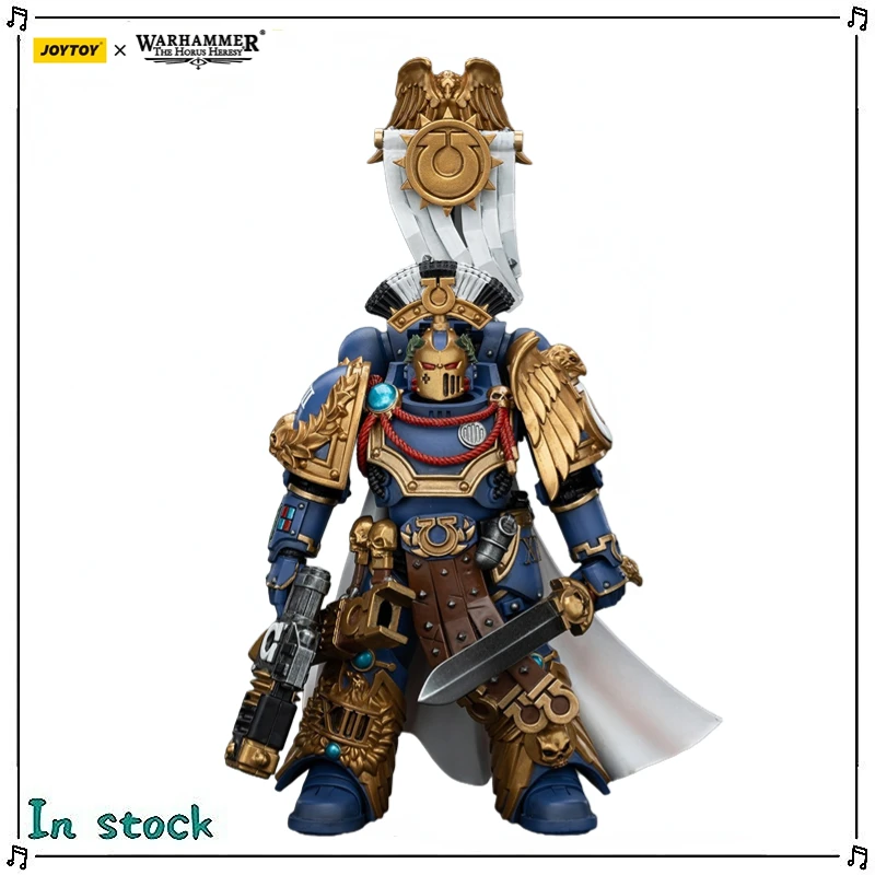 Фото Оригинальная фигурка JOYTOY WARHAMMER 40K Ultramarines Legion Praetor Power Sword и Volkite Serpenta, масштаб 1/18 №4