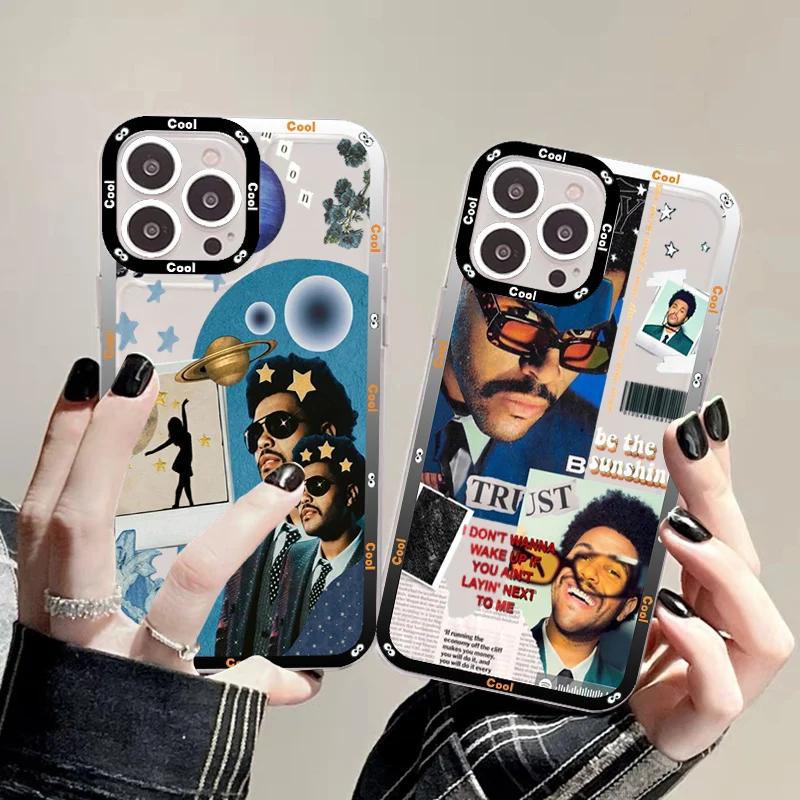 

The Weeknd Phone Case For iPhone 11 12 13 14 Mini Pro Max XR X XS TPU Clear Case For 8 7 6 Plus SE 2020