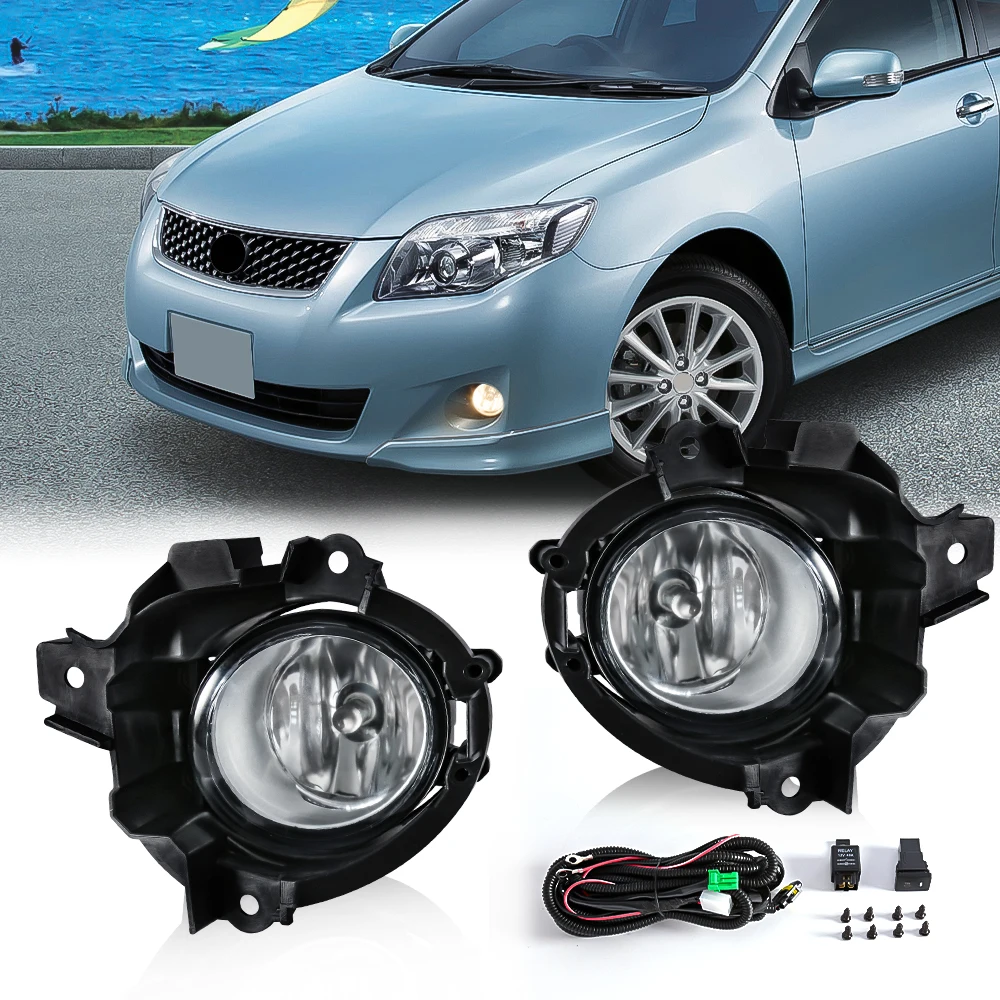 

Car Fog Lamp For Toyota Corolla Fielder 2009 2010 2011 DRL Halogen Front Bumper Daytime Driving Light Waterproof Car Accessories