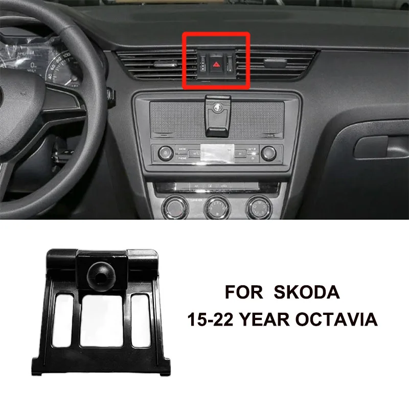 

Для Skoda внутренний держатель телефона подставка базовый кронштейн OCTAVIA 2015-2023, Superb 2013-2023, RAPID 2020-2022, KAMIQ KODAIQ 2018+
