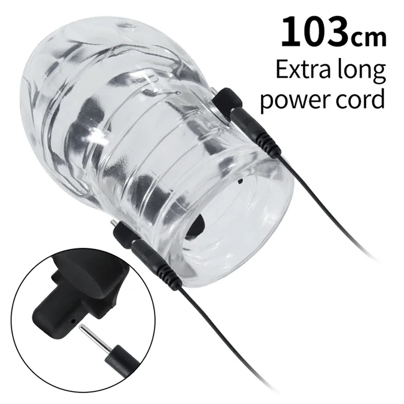 Электрошоковый массажер Вибраторы секс-игрушки для мужчин тренажер головки