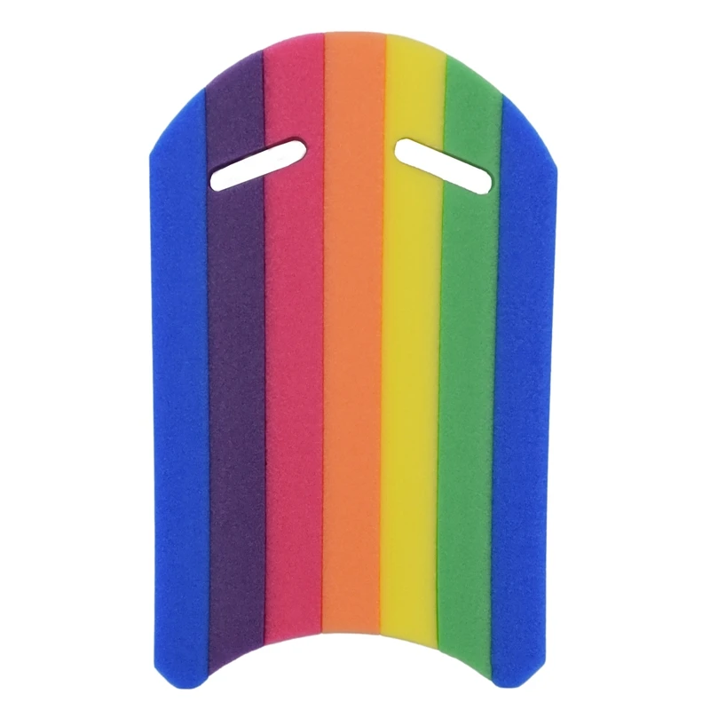 

Hot Kids Adults Rainbow Swimming Kickboard Foam Float Kick Board Pool Training Aid Float Hand Foam Board Tool