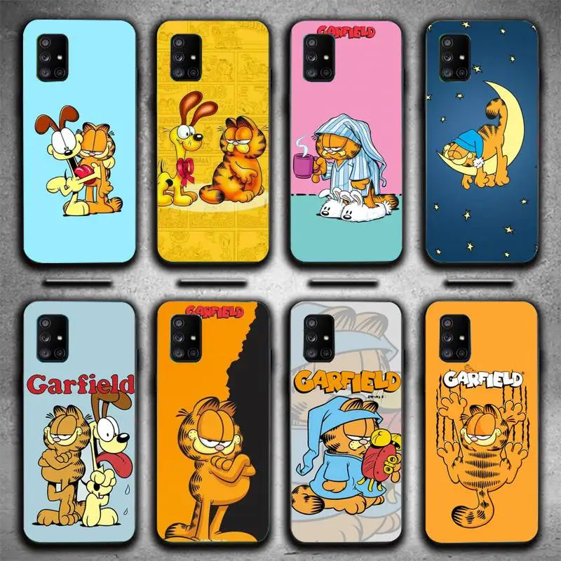

Cute Garfield Phone Case For Samsung Galaxy J200 J2 Prime J2 Pro J6 2018 J250 J4 Plus J415 J5 Prime J7
