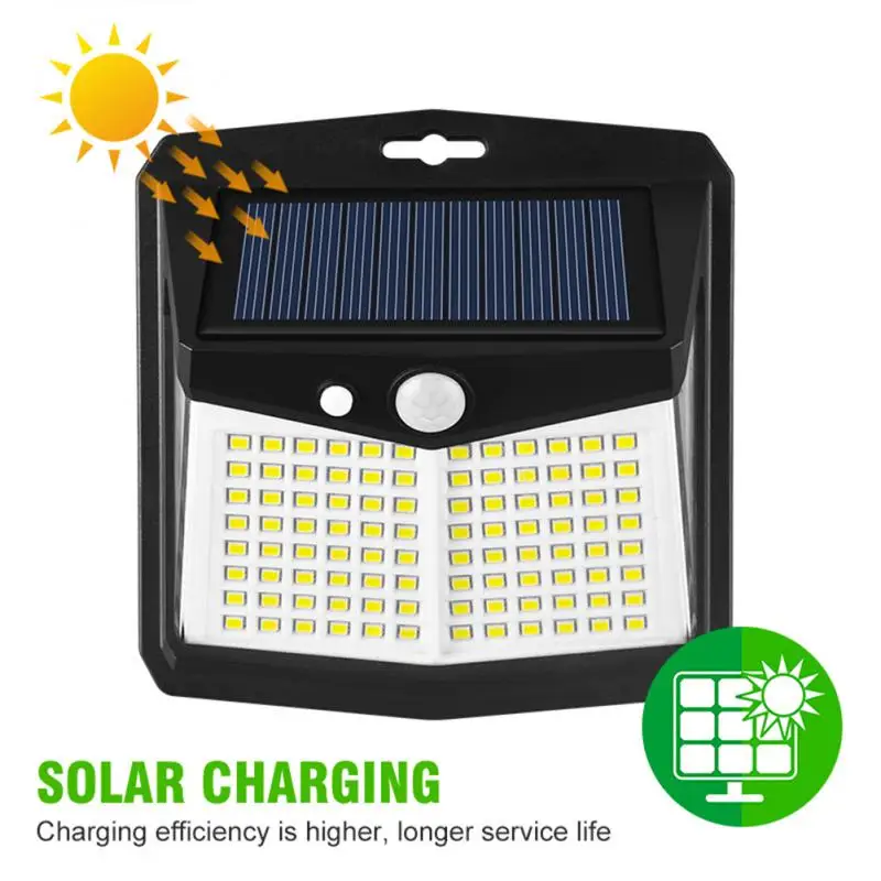 

Solar Light 128LED Sensor Wall Lamp Waterproof Lamp For Garden Lawn Yard Courtyard Street Lighting Outdoor Lighting Accessories