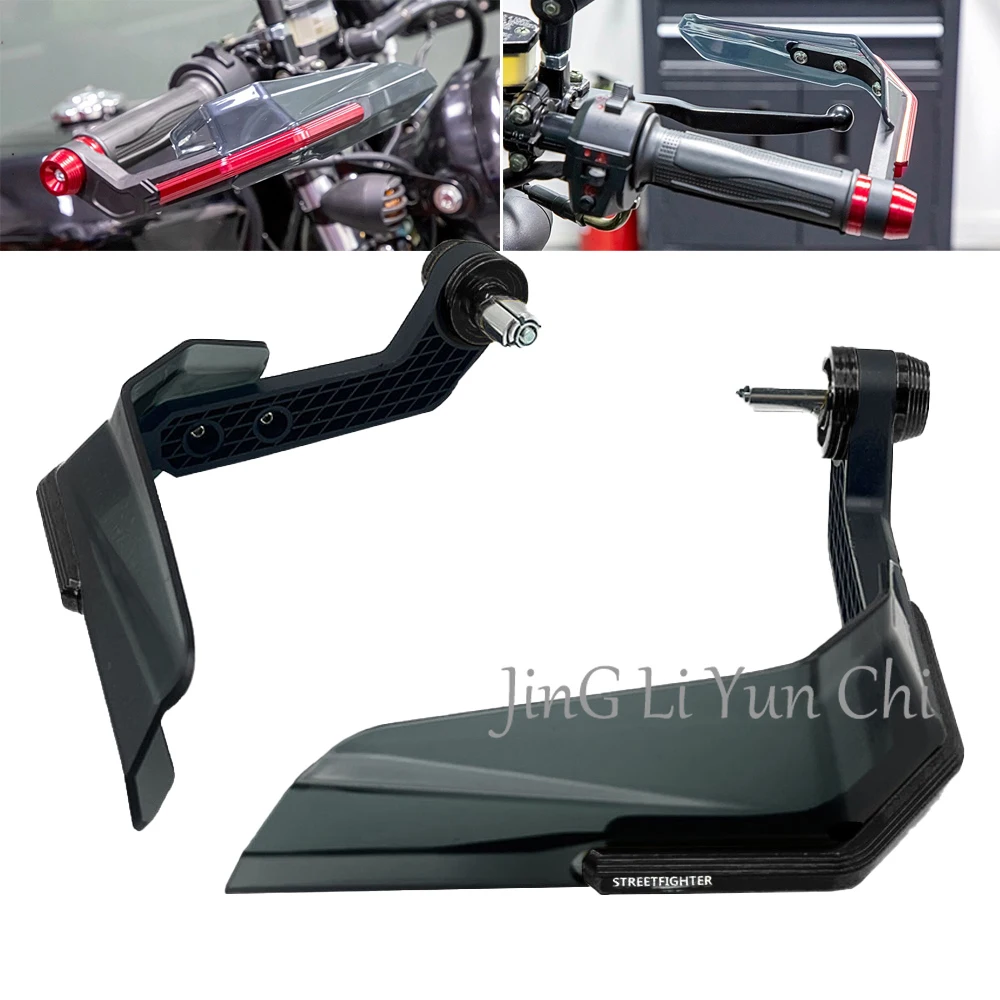 

For DUCATI STREETFIGHTER S 848 1098 High Quality Motorcycle Shield Hand Guard Protector Windshield With LOGO