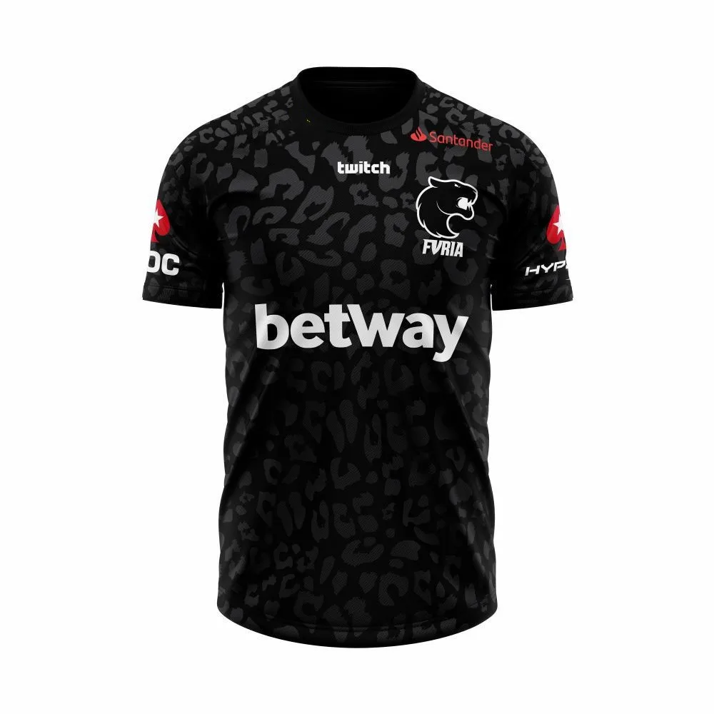 Униформа из Джерси Furia Esports Manto da Pantera CS:GO 2022 настраиваемый ID