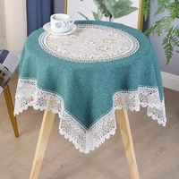 high grade tablecloth art modern simple rectangle splicing hollow lace table cloth elegant table cloths dinning table cover