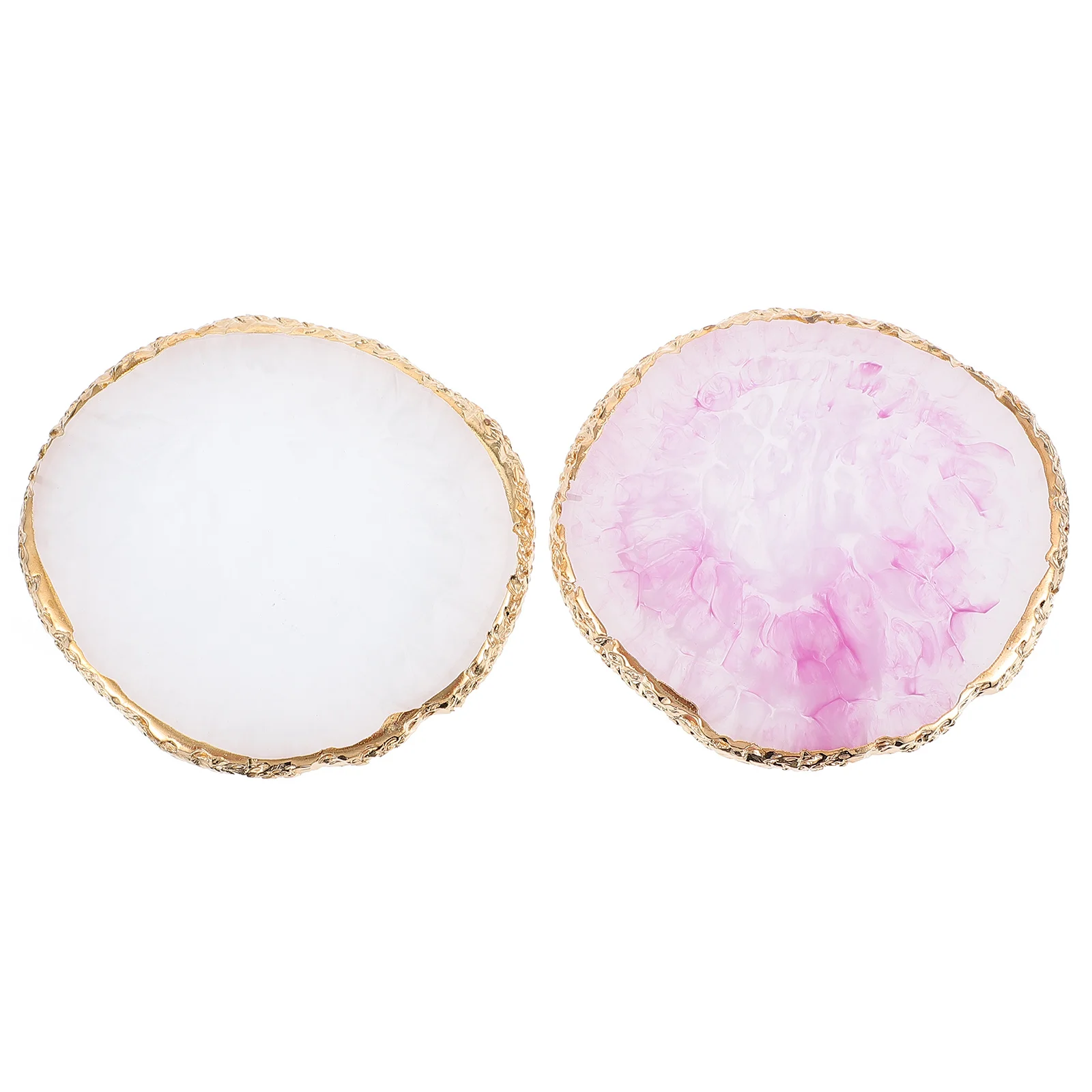 

2pcs Resin Manicure Painting Palettes Nail Palettes Nail Gel Palettes