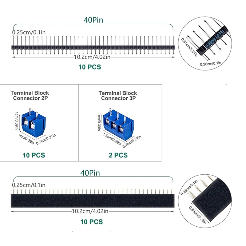Набор печатных плат из 52 шт. двусторонняя универсальная печатная плата