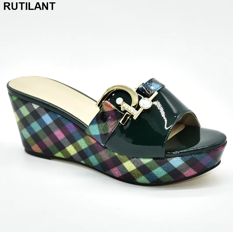 

Latest High Heel Shoes Pumps Women Shoes Decorated with Rhinestone African Party Pumps Italian Women Wedding Shoes Bridal Shoes