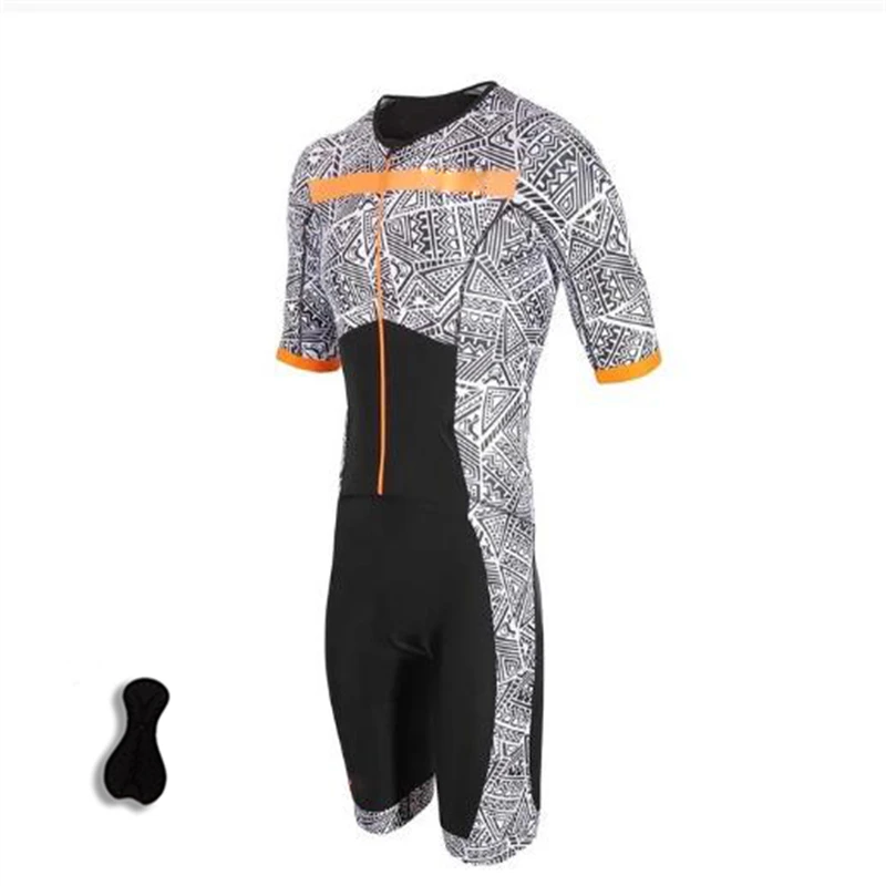 

Men's Cycling Jumpsuit Summer Breathable Anti-UV Road Bike Clothing Short Sleeve Bicycle Jersey Sets Pro Bike Outfit