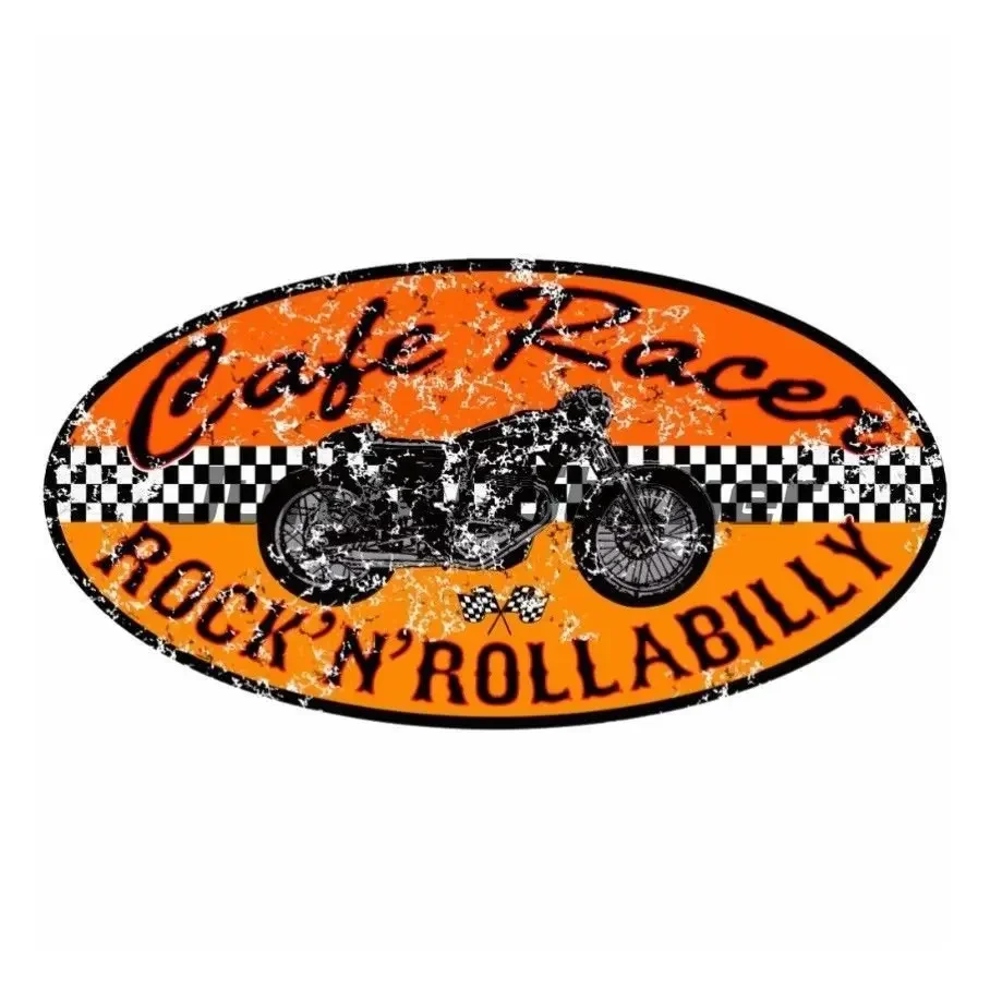 

CAFE RACER автомобильная наклейка лобовое стекло бампер мотоциклетный шлем наклейка JDM Ван велосипед Offroad RV A4 Deco Meteria