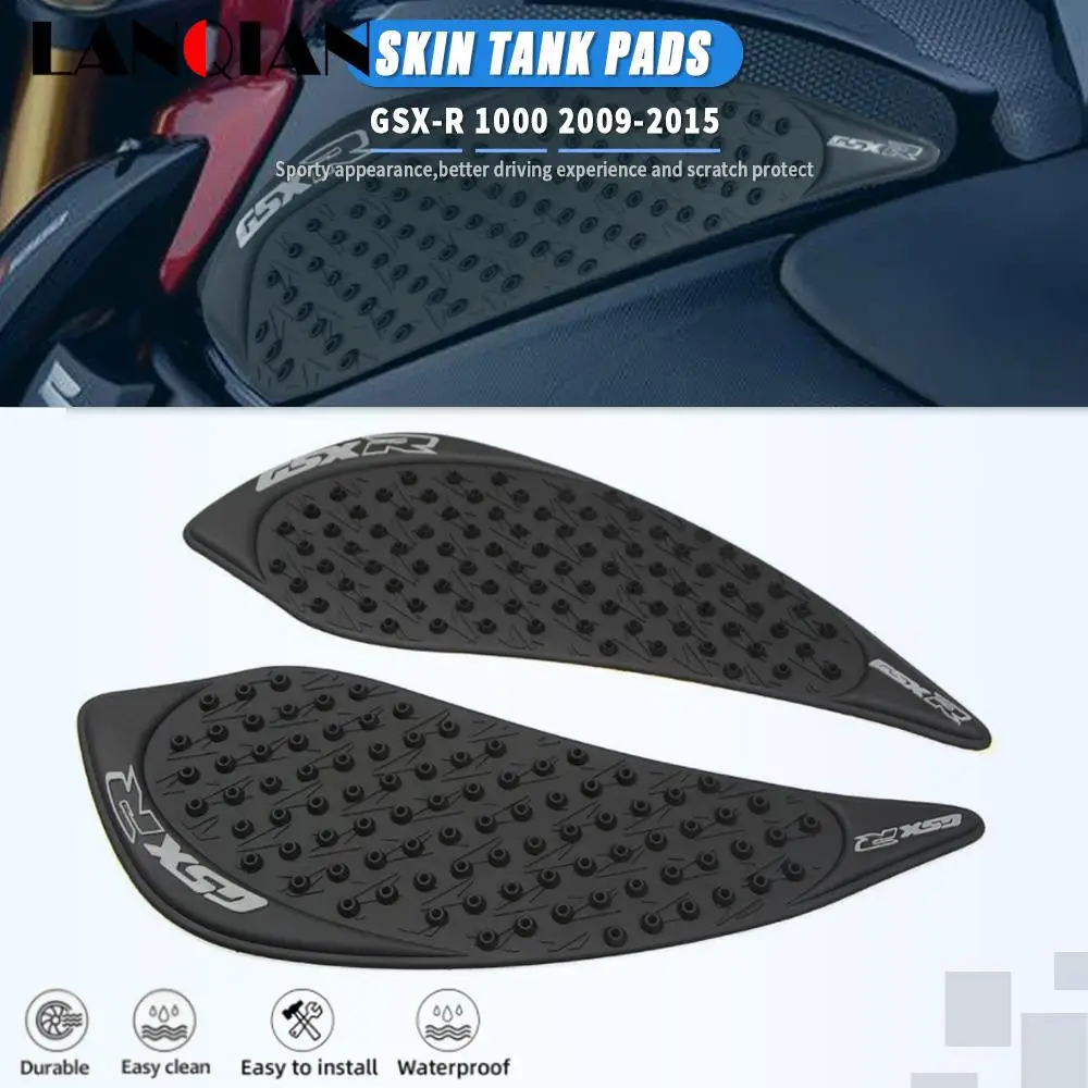 

Motorcycle Anti slip Tank Pad 3M Side Gas Knee Protector Stickers For Suzuki GSXR1000 GSX-R1000 GSX-R 1000 2009-2015 2014 2013