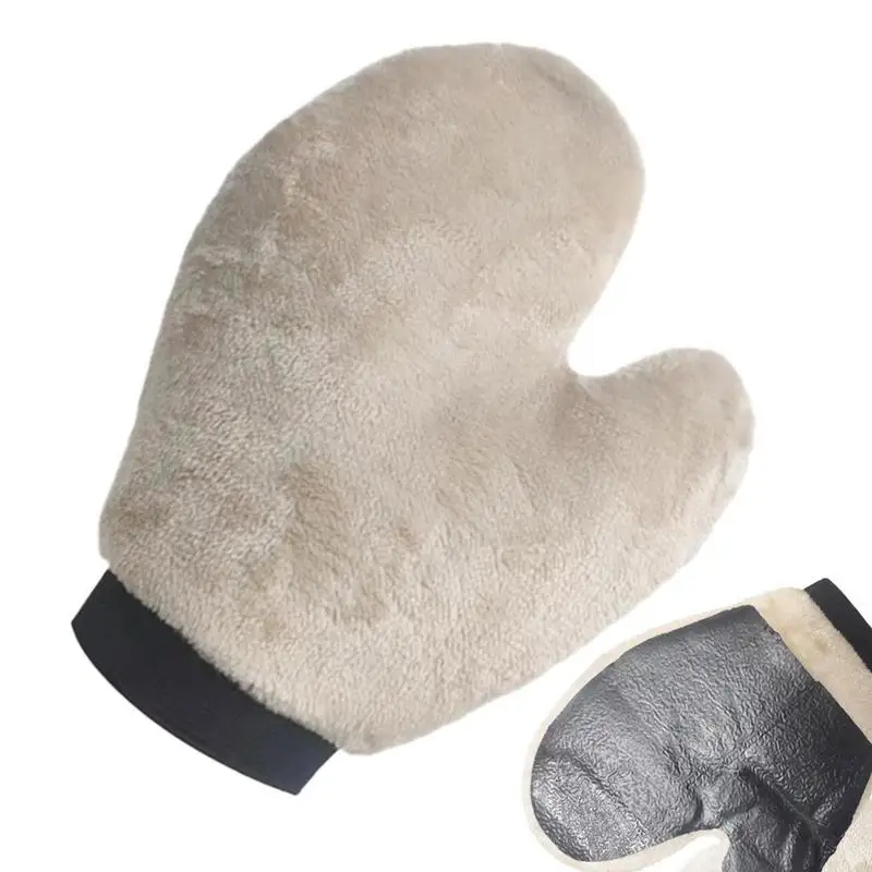 

Car Cleaning Gloves Double Sided Cleaning Wash Mitt Body Washing Glove Fast Car Cleaning Easily Remove Body Powder for Car