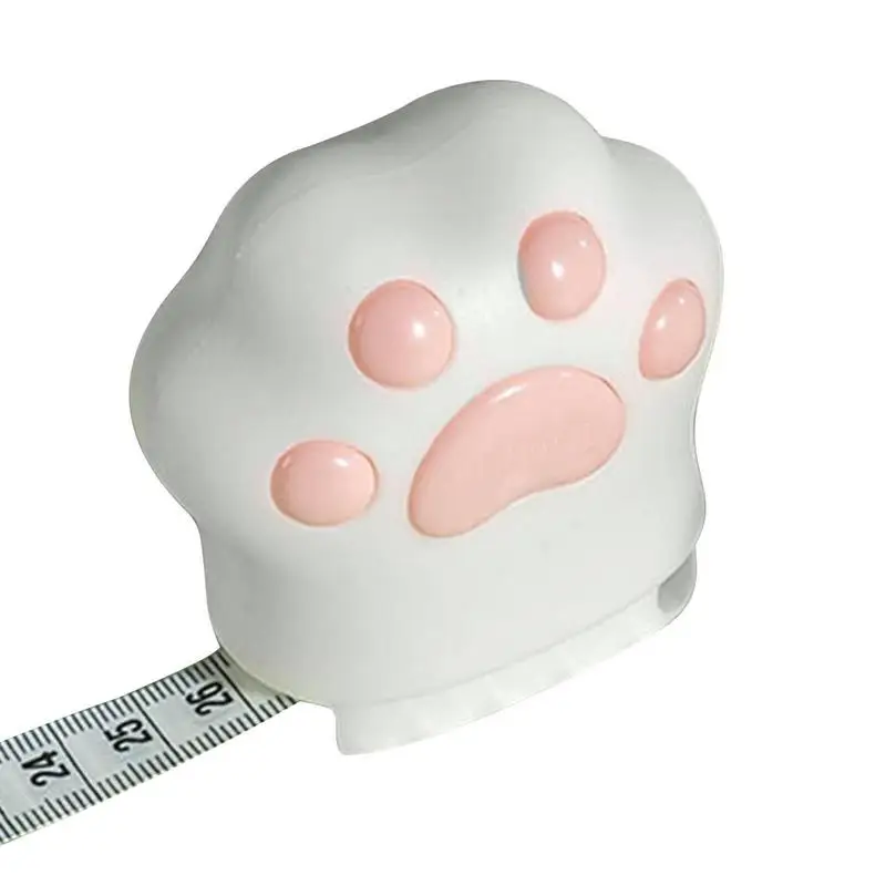 Measuring Ruler For Sewing Scale Measure Tape For Body With Clear Scale And Cat's Paw Pattern Design Wide Application For Sewing