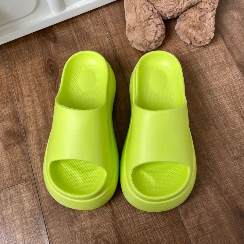 Solid EVA Slippers For Women Summer Platform Female Flip Flops Soft Bottom Footwear Woman Ladies Outside Slippers