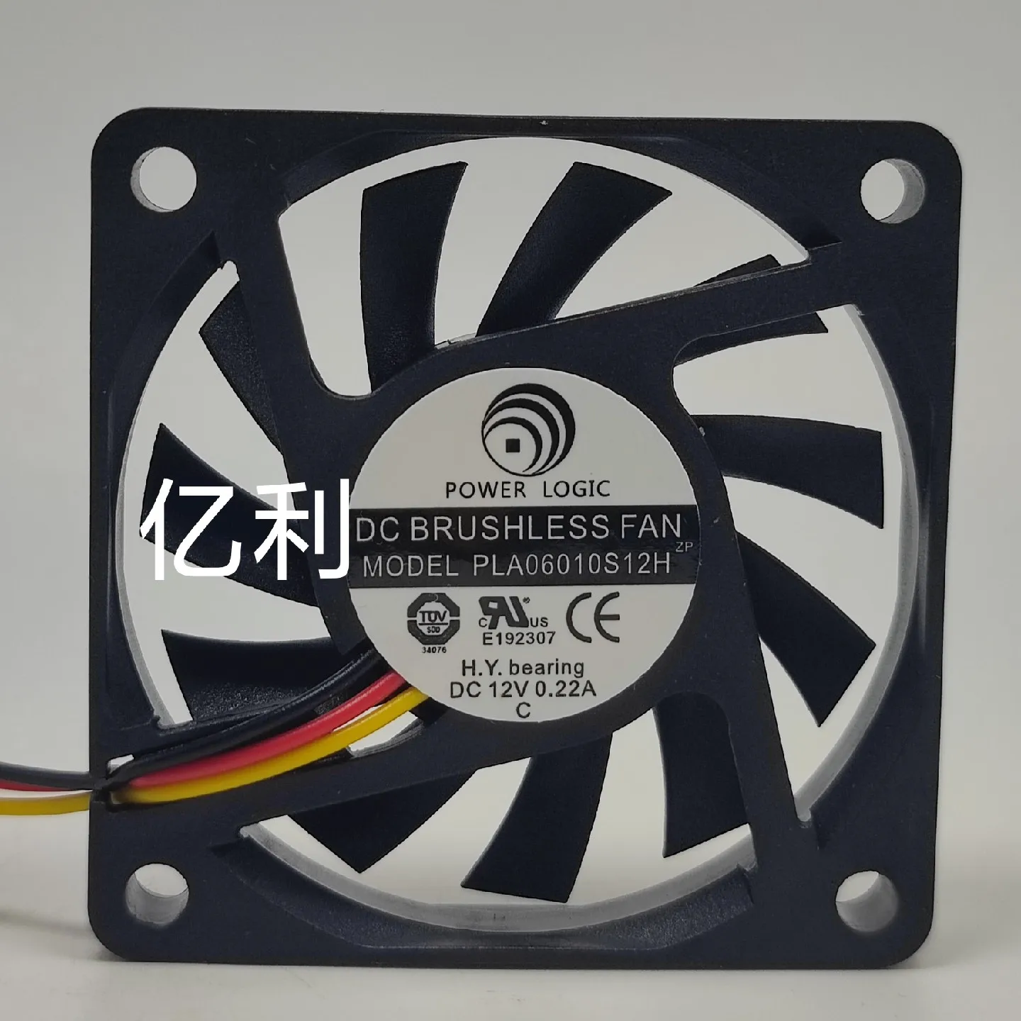 

Power Logic PLA06010S12H DC 12V 0.22A 60x60x10mm 2-Wire Server Cooling Fan